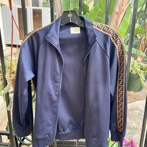 Authentic Fendi FF kids zip up jacket size 12